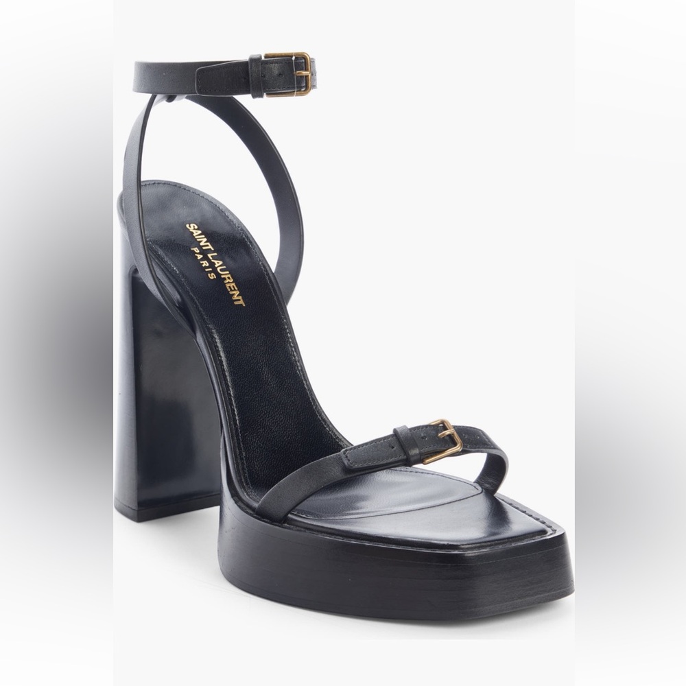 NWT Saint Laurent Carine Platform Sandal. Brand new comes with box & dus… - Picture 6 of 13